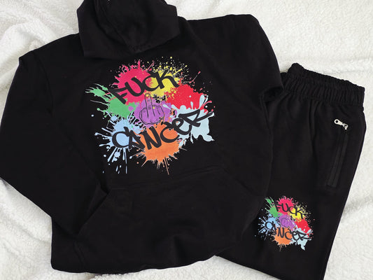 F*CK CANCER Hoodie + Jogger Set